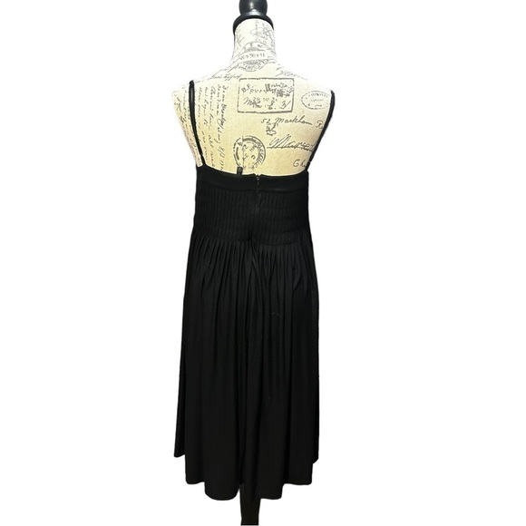 BCBGMaxAzria  Black Sundress With Spaghetti Straps Size M - Picture 2 of 5